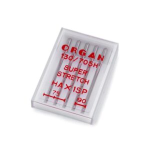 Overloki nõelad ORGAN - SUPERSTRETCH, HAX1SP; 75-90