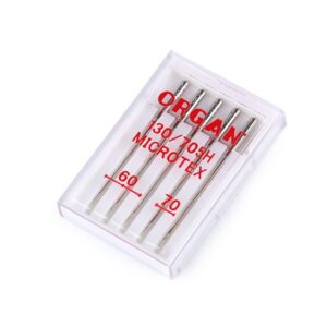 Õmblusmasina nõelad ORGAN - MICROTEX, 130/705H; 60-70