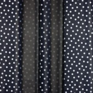 Kummikangas, tumesinine, täppidega