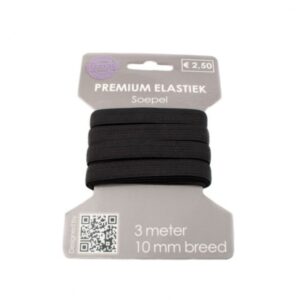 Kumm, 10 mm, must, 3 m rull