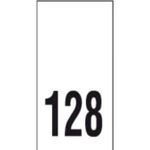 Õmmeldav suurusesilt, 200 tk, suurus 128