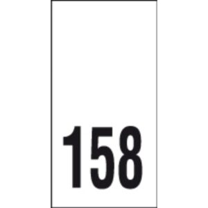 Õmmeldav suurusesilt, 200 tk, suurus 158