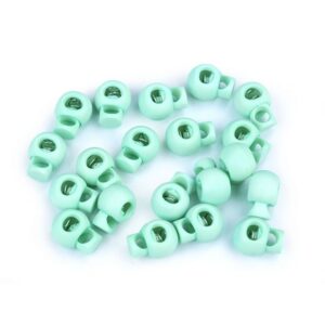 Stopper, ühe auguga, 15x19 mm - mündiroheline