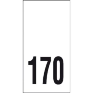 Õmmeldav suurusesilt, 200 tk, suurus 170