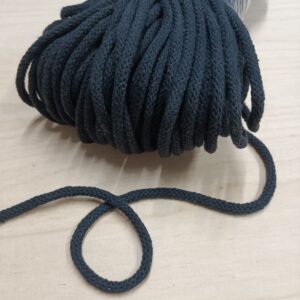 Puuvillane pael, ø 5 mm, must