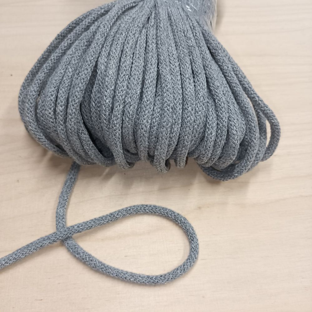 Puuvillane pael, ø 5 mm, hall