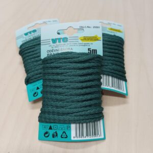 Ümarpael, ø 4 mm, pakis 5 m, mündiroheline