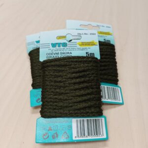 Ümarpael, ø 4 mm, pakis 5 m, khakiroheline