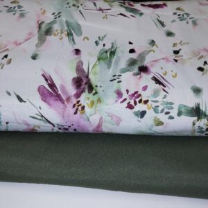 Softshell - pastelsed värvilaigud + khakiroheline, kokku 2,3 m