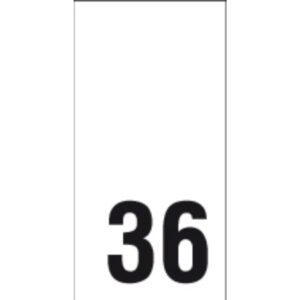 Õmmeldav suurusesilt, 200 tk, suurus 36