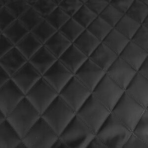 Tepitud vooder vatiiniga, 120 g/m², must, 1,25 m tükk