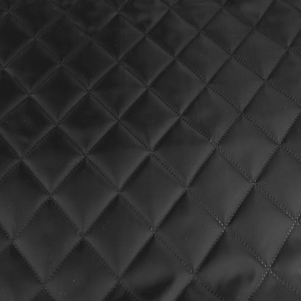 Tepitud vooder vatiiniga, 120 g/m², must, 1,25 m tükk