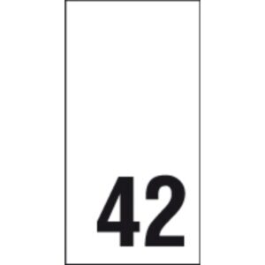 Õmmeldav suurusesilt, 200 tk, suurus 42