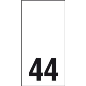 Õmmeldav suurusesilt, 200 tk, suurus 44