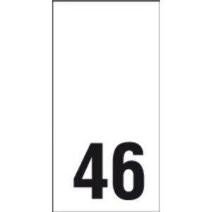 Õmmeldav suurusesilt, 200 tk, suurus 46