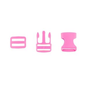 Kinnitusklamber pandlaga - 25 mm kummile, roosa