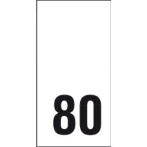 Õmmeldav suurusesilt, 200 tk, suurus 80