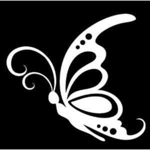 Triigitavad helkurmotiivid, liblikas