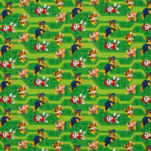 Trikotaaž - Käpapatrulli koerad helerohelisel