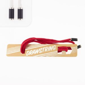 Puuvillane kapuutsipael – 1,2 m, tumepunane