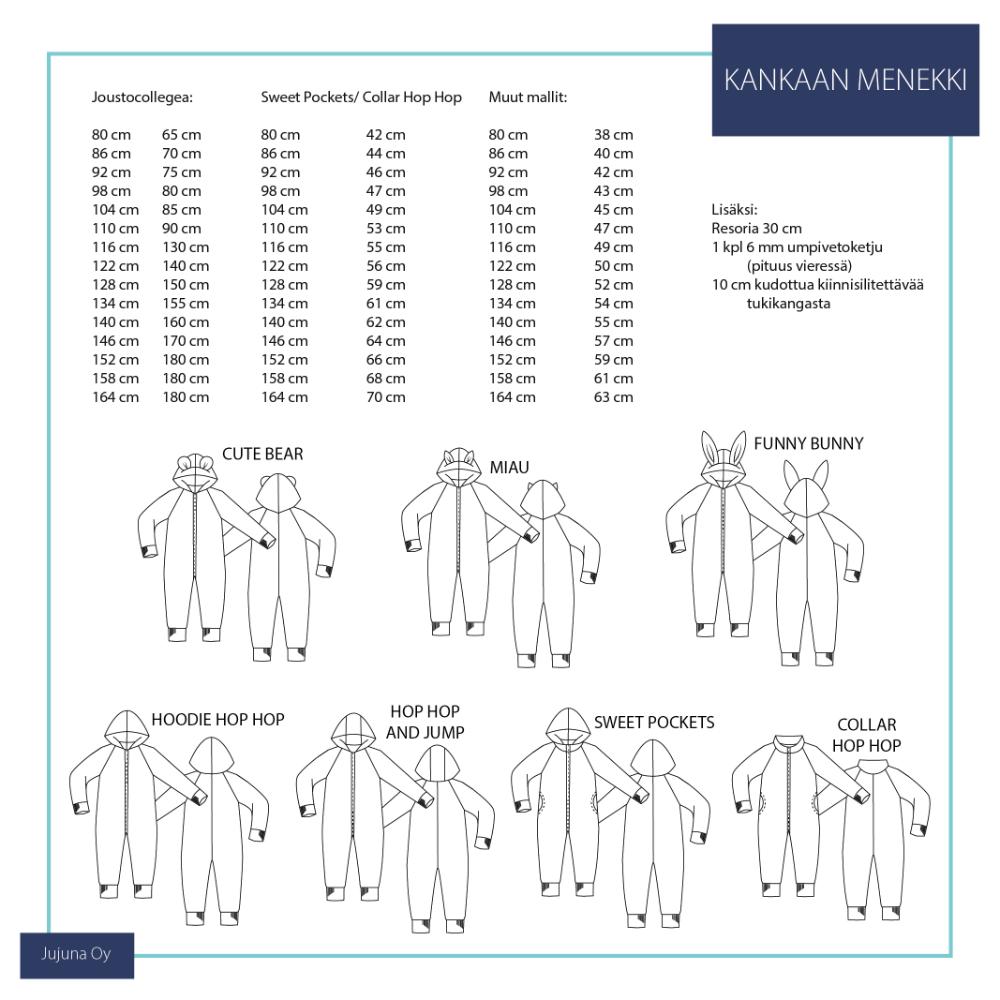 Paberlõige - laste raglaanvarrukaga dressikombe, suurus 80-164 - Image 2
