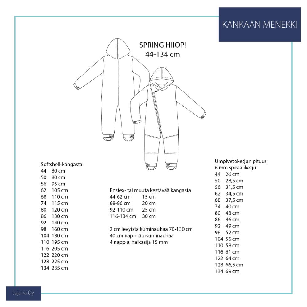 Paberlõige - laste softshell kombe, suurus 44-134 - Image 4