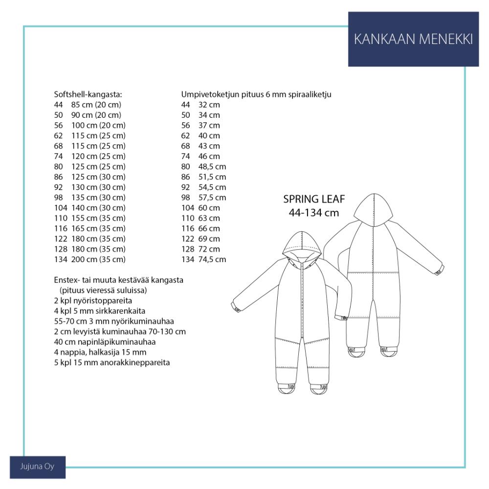 Paberlõige - laste softshell kombe, suurus 44-134 - Image 3