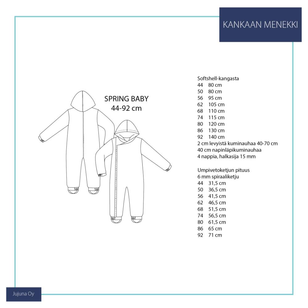 Paberlõige - laste softshell kombe, suurus 44-134 - Image 2