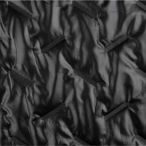 Tepitud jopekangas, must