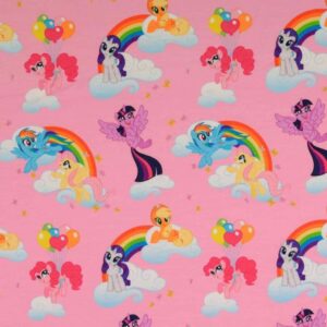 Trikotaaž - My Little Pony, roosa