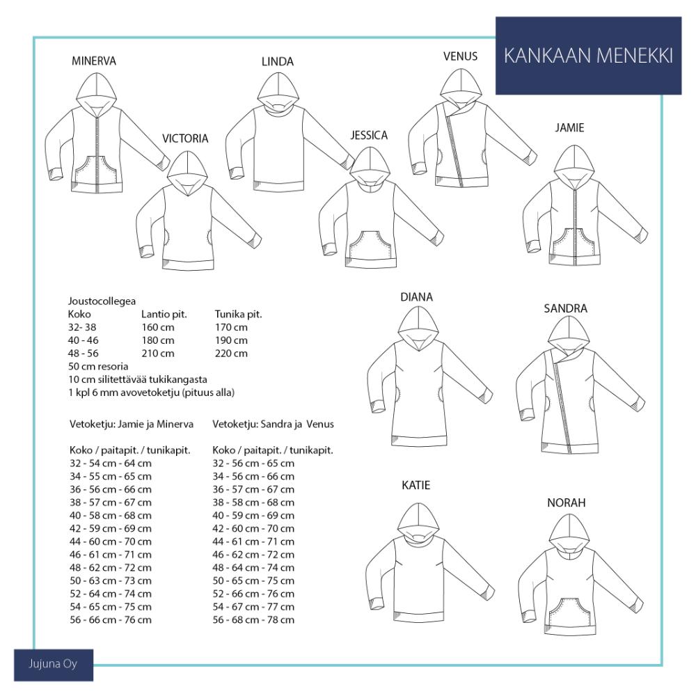 Paberlõige - naiste dressipluus, suurus 32-56 - Image 2