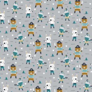 Puuvillapopliin, piraadid, hall