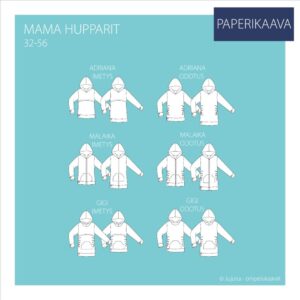 Paberlõige - raseda ja imetava ema dressipluus, suurus 32-56