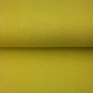 Ribiline trikotaaž, kollakas-roheline