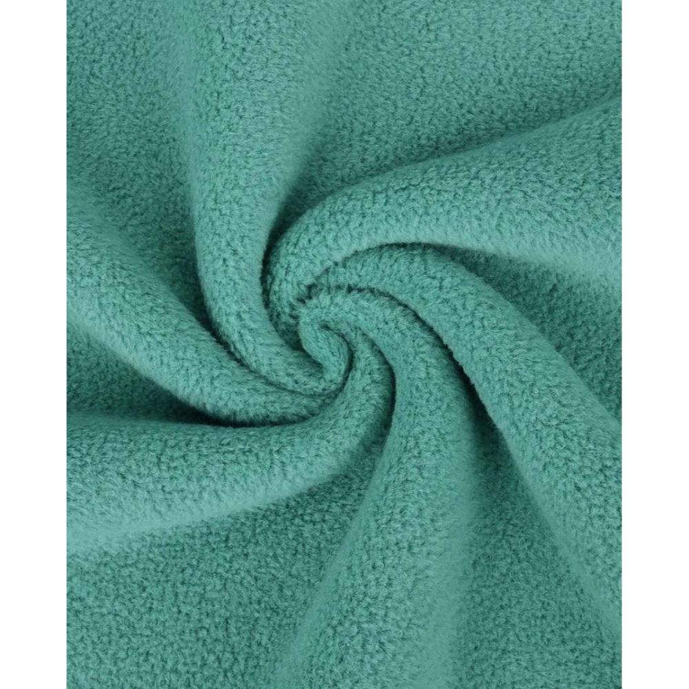 Puuvillafliis Sheepskin, 100% puuvill - rohekas-sinine