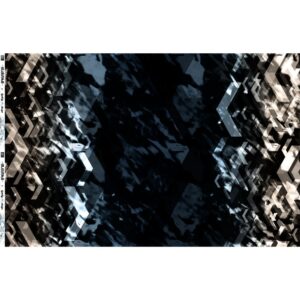 Trikotaaž - Lycklig Design, hallid ja pruunid triibud