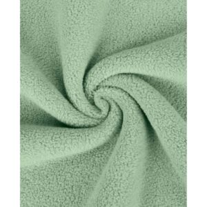Puuvillafliis Sheepskin, 100% puuvill - vanaroheline