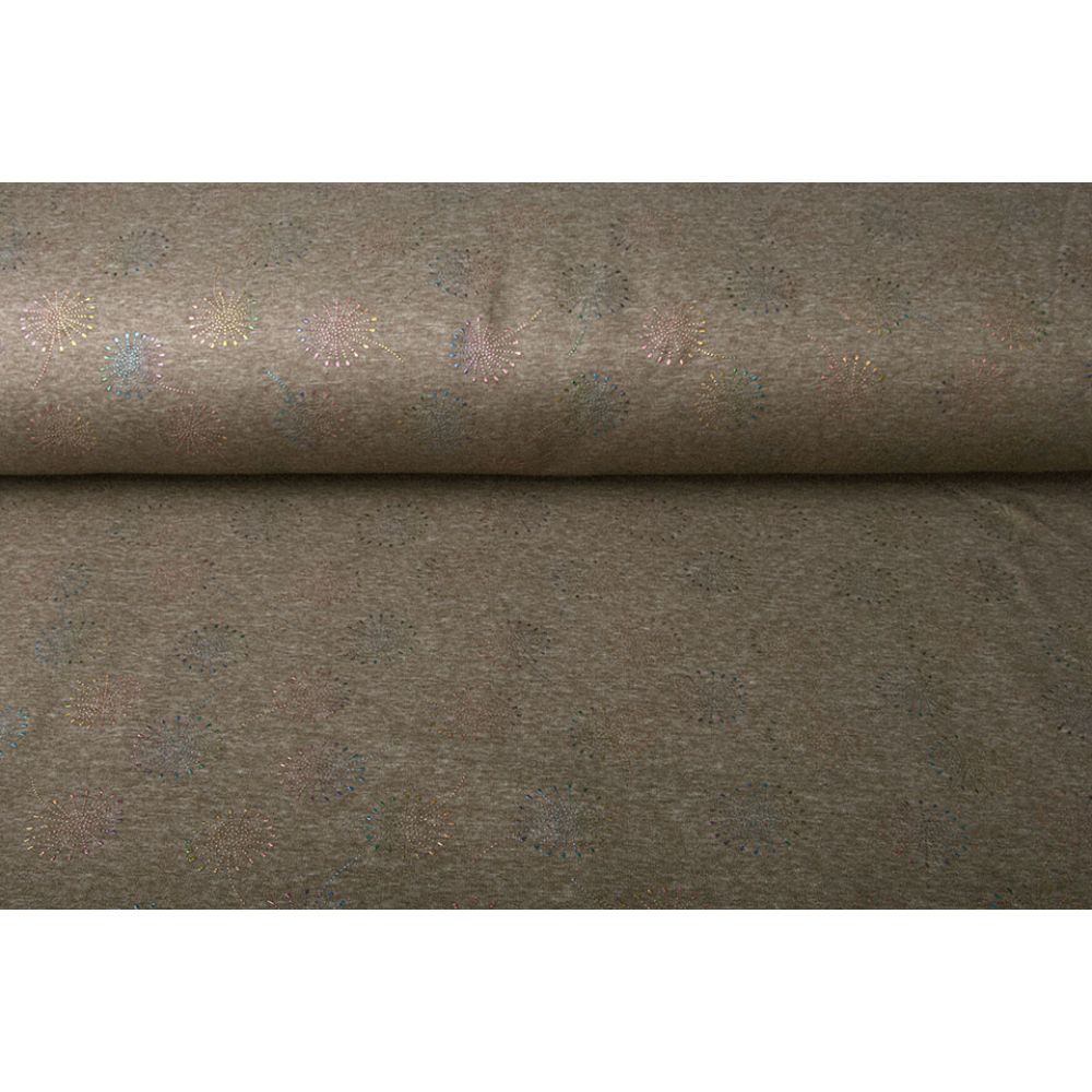 Dressikangas alpifliisiga - säravad lilled, meleeritud hallikas-pruun - Image 3