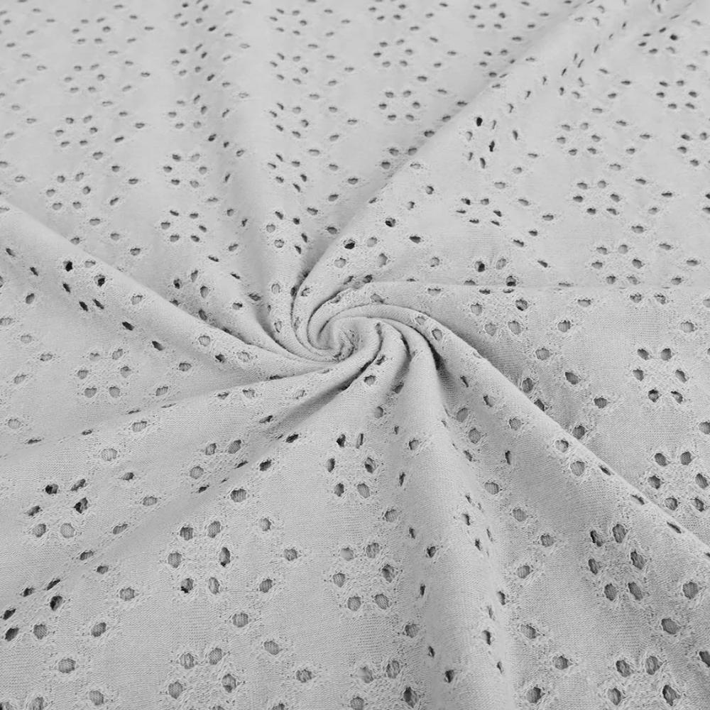 Broderii trikotaaž, helehall