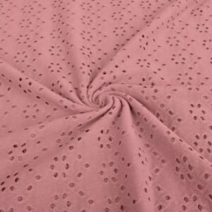 Broderii trikotaaž, tuhm vanaroosa