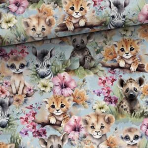 Dressikangas - troopilised lilled ja loomabeebid