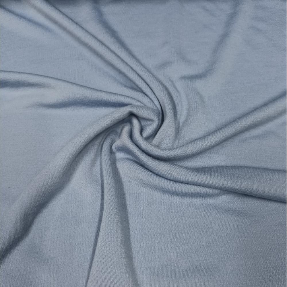 Meriino interlock - 250 g/m², jääsinine