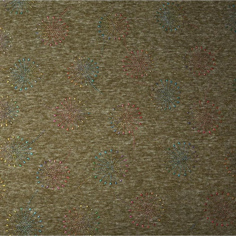 Dressikangas alpifliisiga - säravad lilled, meleeritud hallikas-pruun