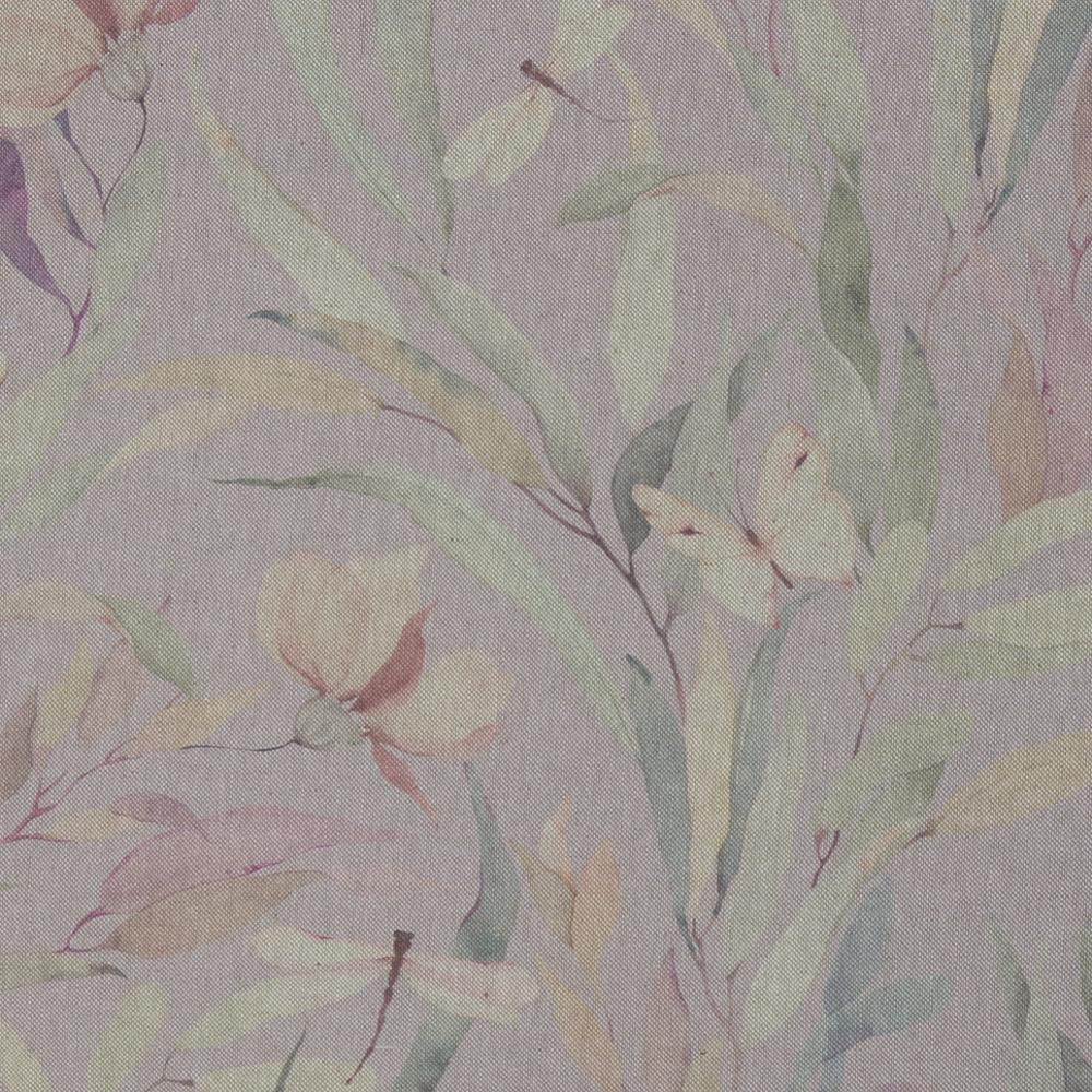 Kanvas - lilled ja liblikad helelillal