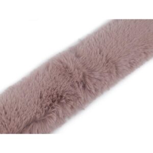 Kapuutsikarv, laius 5 cm, tume puudriroosa
