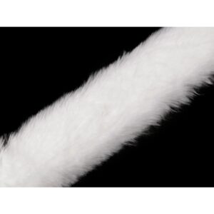 Kapuutsikarv, laius 5 cm, valge