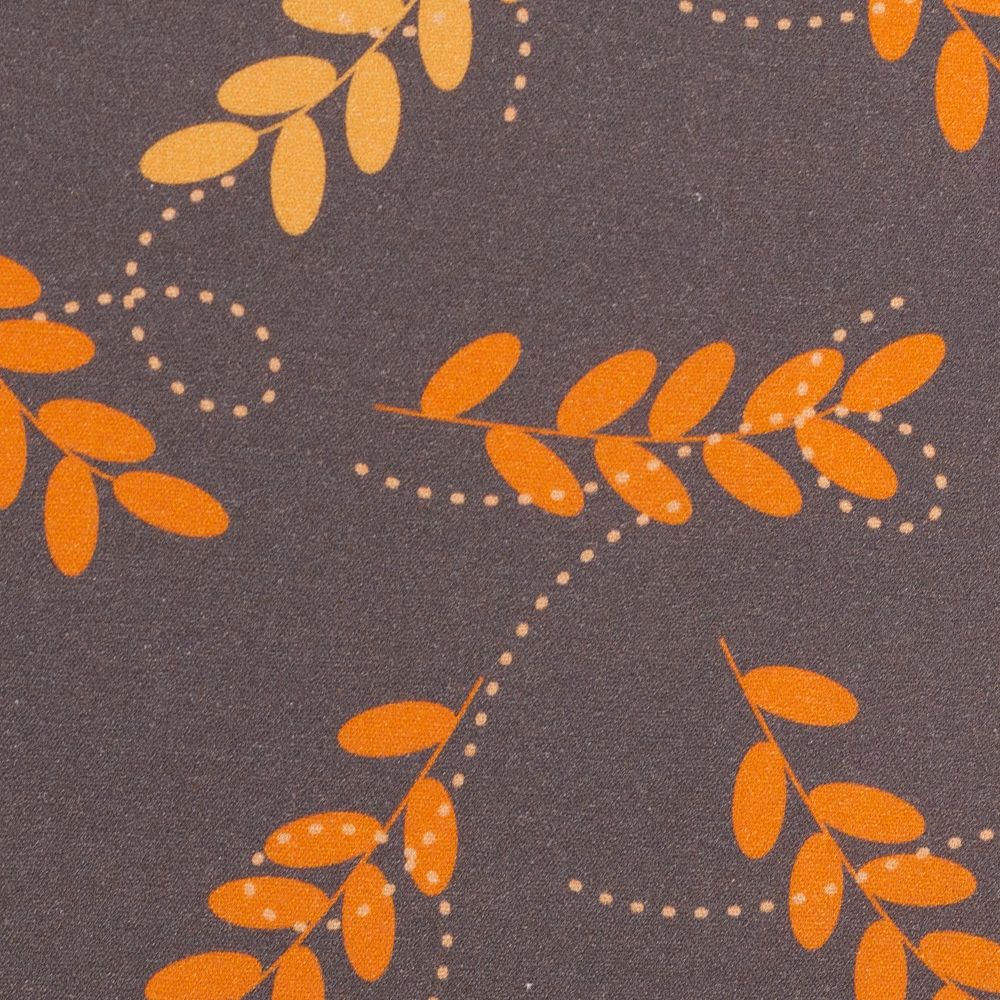 Puuvillapopliin, kollased ja oranžid lehed