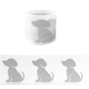 Triigitavad helkurmotiivid, 3 cm, rullis 1 m, istuv kutsikas