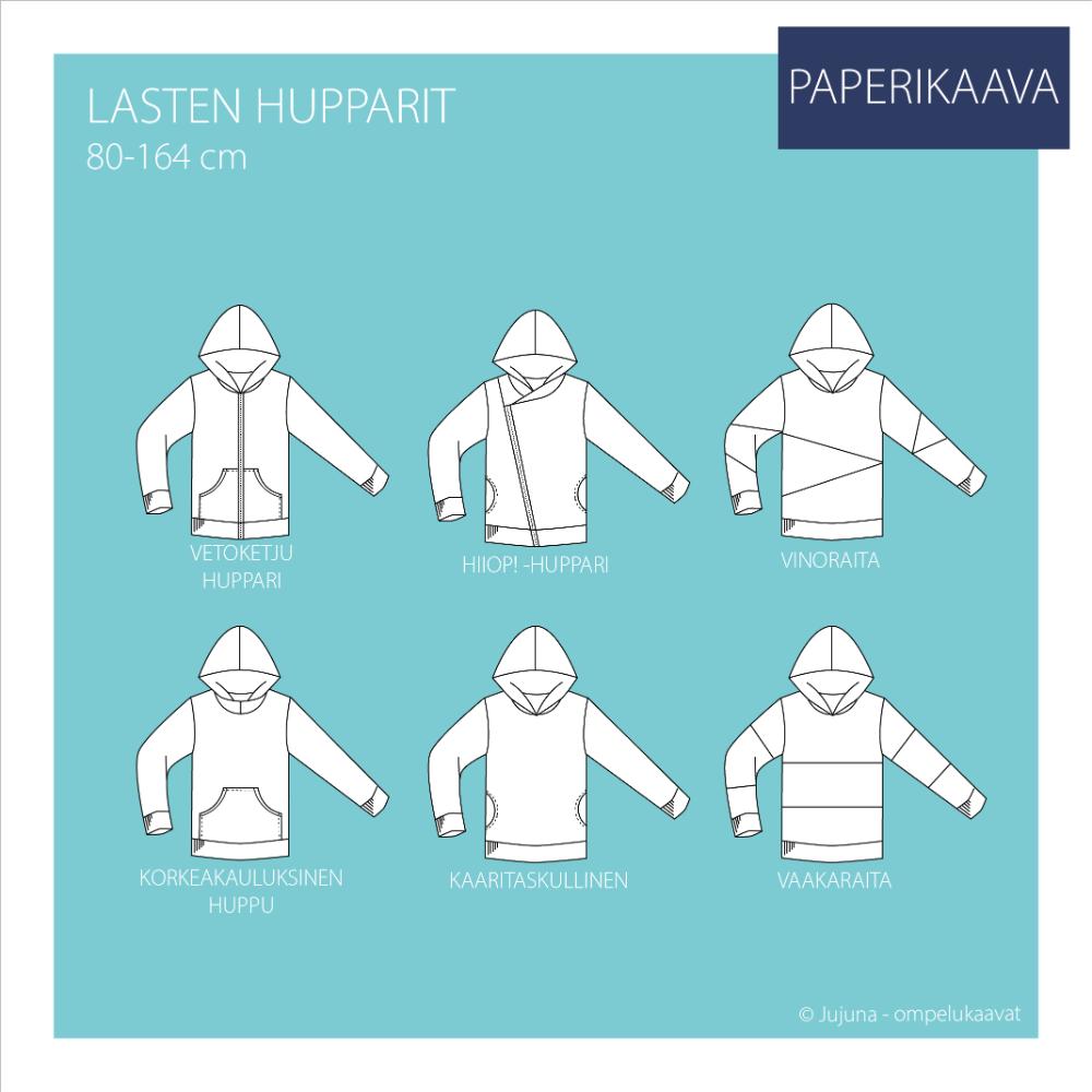 Paberlõige - laste dressipluus, suurus 80-164