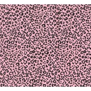 Trikotaaž - loomamuster, roosa